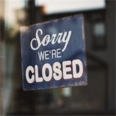 Closed sign
