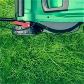 lawnmower and grass