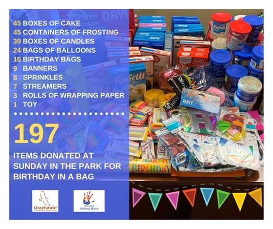 Arizona Helping Hands donation