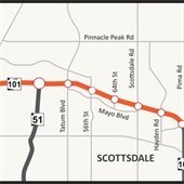 Loop 101 construction map