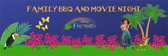 colorful image with characters from Encanto movie