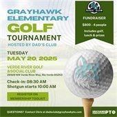 Golf tournament flyer