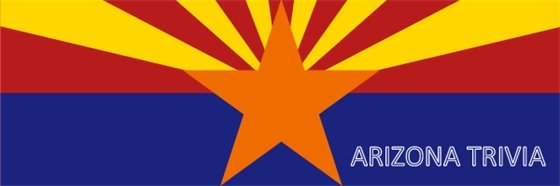 arizona flag with "arizona trivia"
