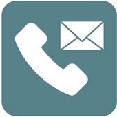 graphic of phone and envelope for mail