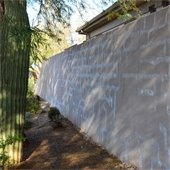 wall that is being prepared to be painted