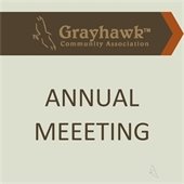 Grayhawk logo and the words "Annual Meeting"