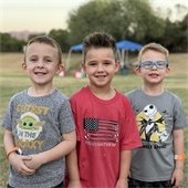 boys at community park event