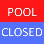 Pool Closed Sign