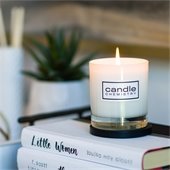 Candle Chemistry label on a candle