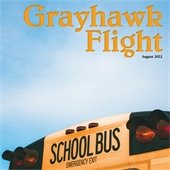 August Grayhawk Flight Cover