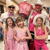 two dads and their daughters