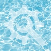 water with image of wrench overlayed