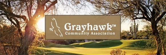 Grayhawk Community Association email header