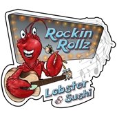 Rockin'Rollz Lobster and Sushi logo