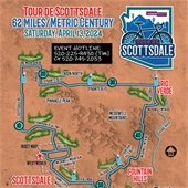 Tour de Scottsdale route