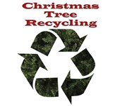 Christmas tree recycling logo