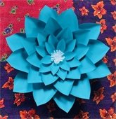 giant blue flower
