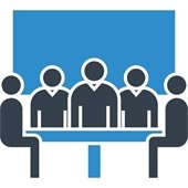 graphic of a board sitting at a table